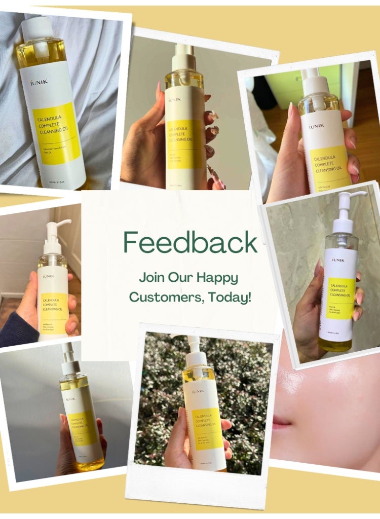 آي يونيك حل انسداد المسام وتراكم المكياج – زيت تنظيف iUNIK Calendula Complete لتنقية المسام وتهدئة البشرة بعمق - Image 2